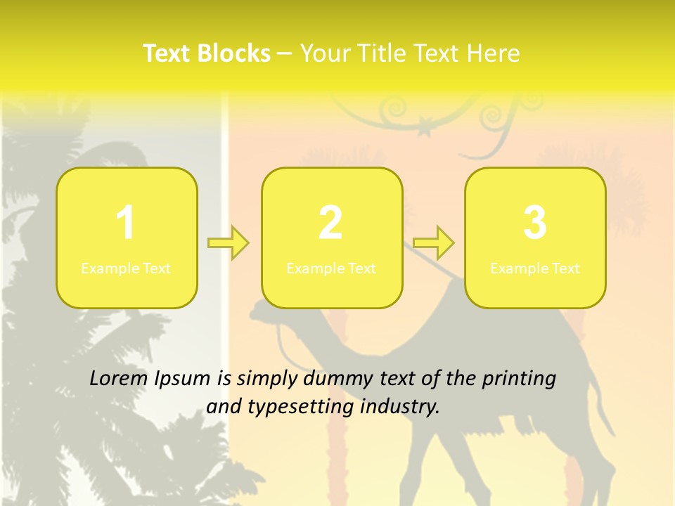 Design Relations Camel PowerPoint Template