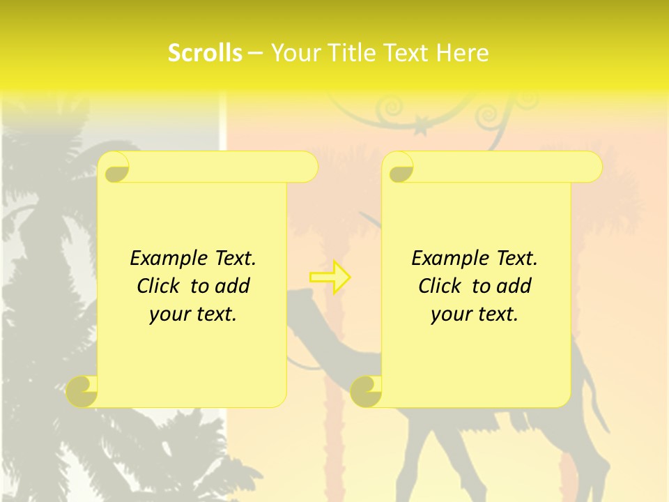 Design Relations Camel PowerPoint Template