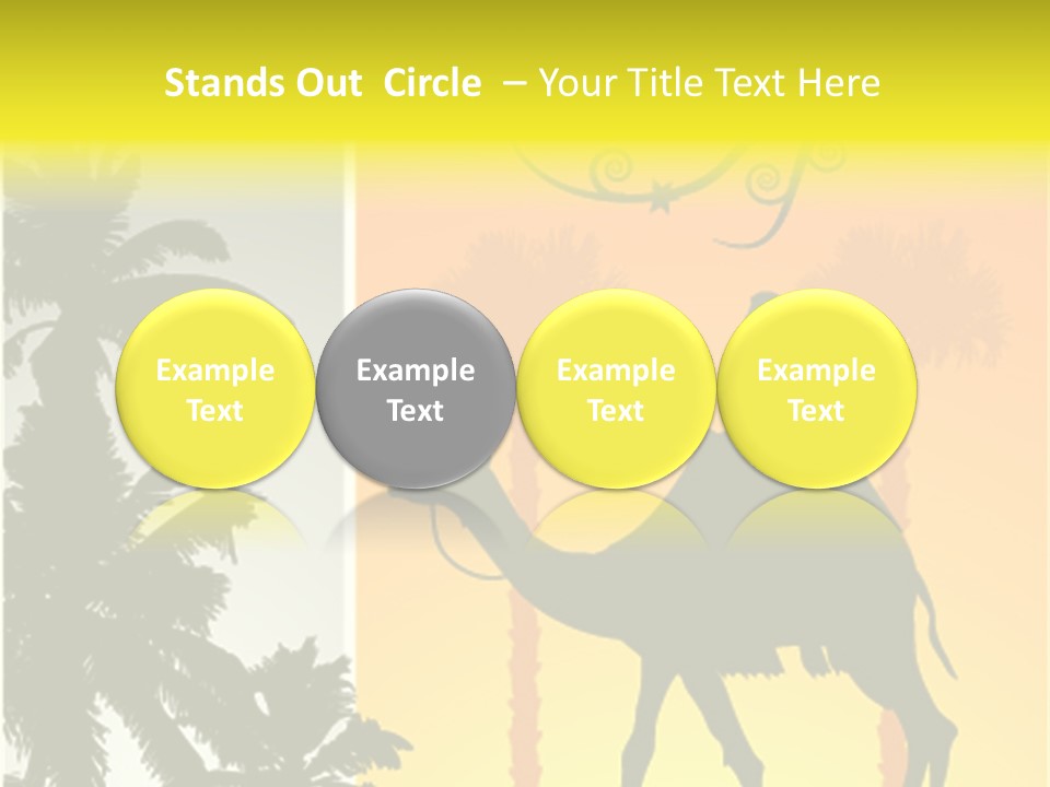 Design Relations Camel PowerPoint Template
