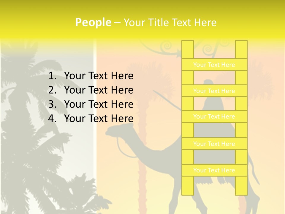 Design Relations Camel PowerPoint Template