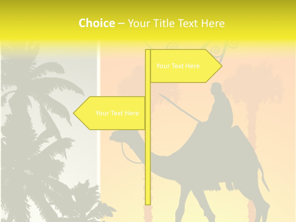 Design Relations Camel PowerPoint Template