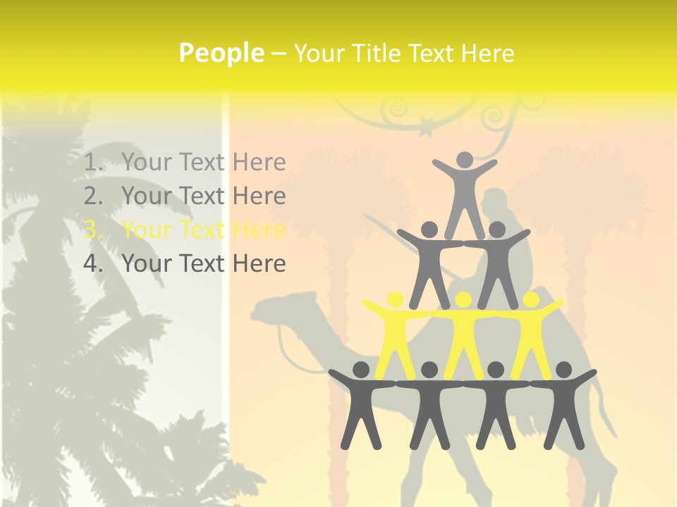 Design Relations Camel PowerPoint Template