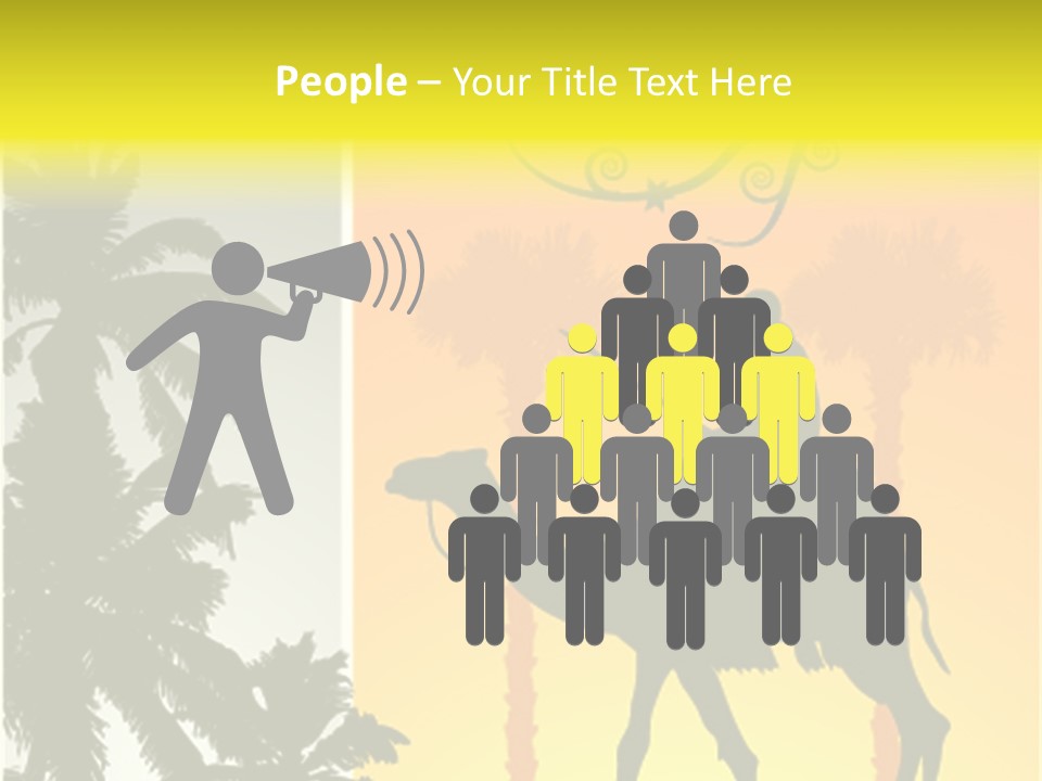 Design Relations Camel PowerPoint Template