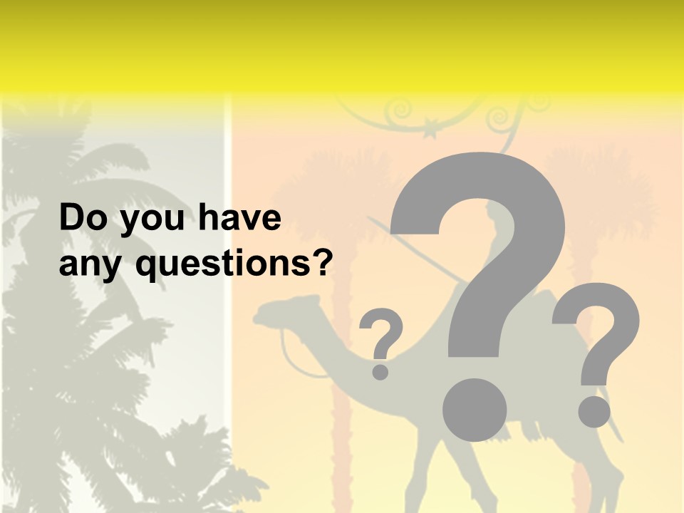 Design Relations Camel PowerPoint Template