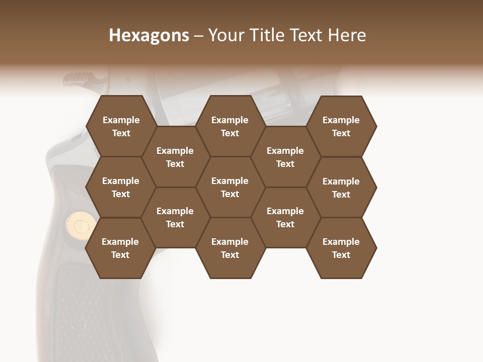 Trigger White Danger PowerPoint Template