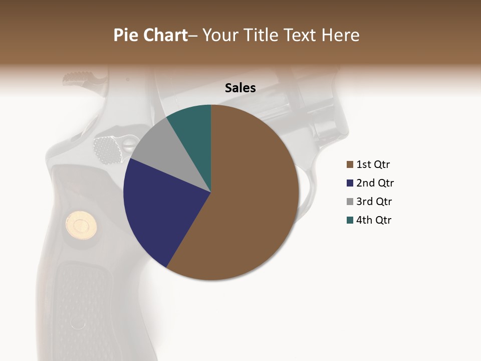 Trigger White Danger PowerPoint Template