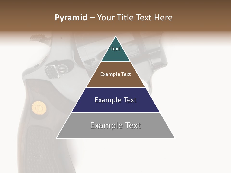 Trigger White Danger PowerPoint Template