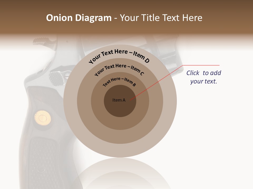 Trigger White Danger PowerPoint Template