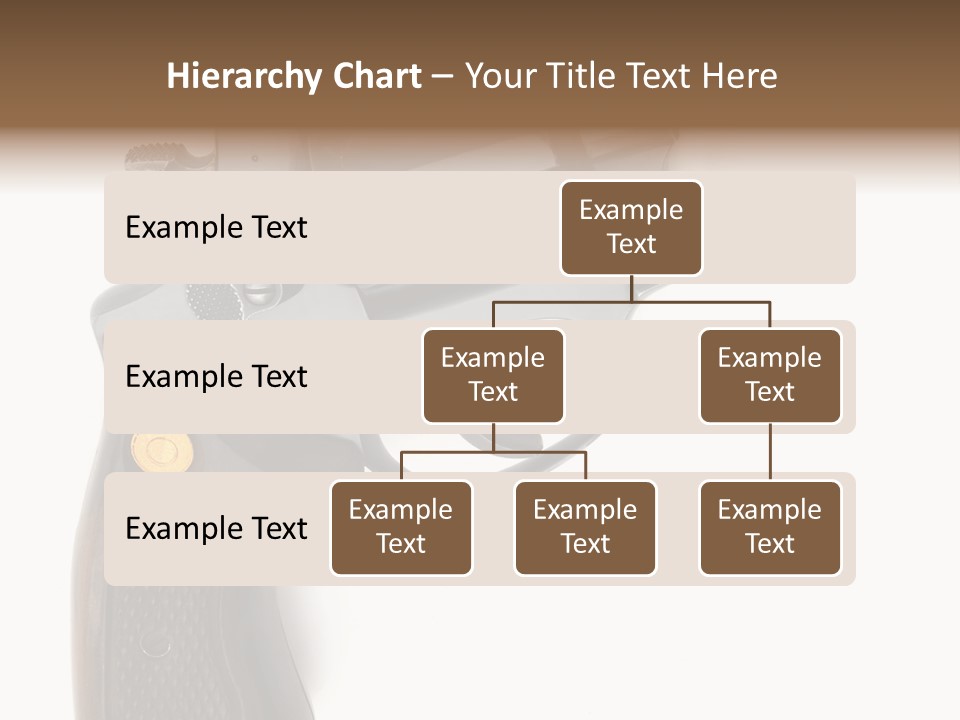 Trigger White Danger PowerPoint Template