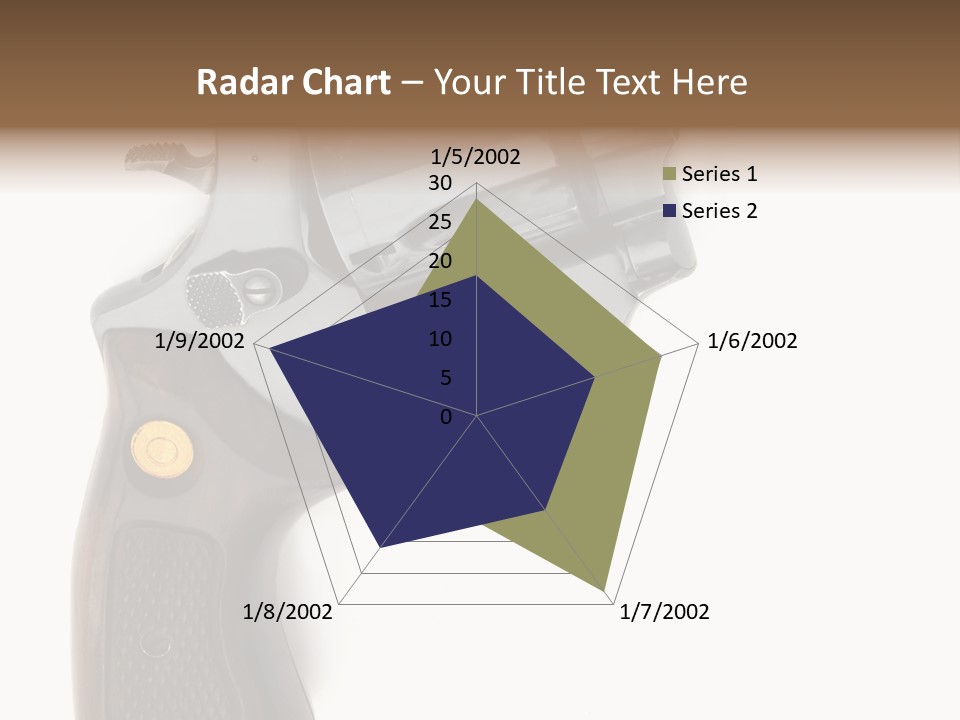 Trigger White Danger PowerPoint Template