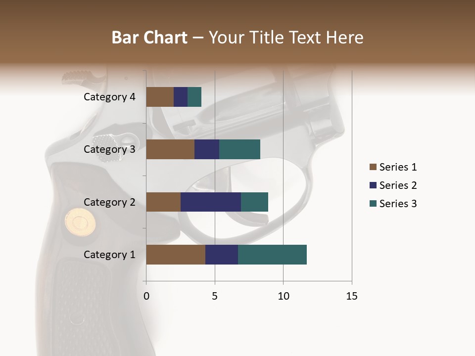 Trigger White Danger PowerPoint Template