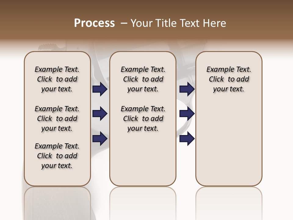 Trigger White Danger PowerPoint Template