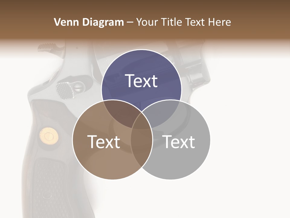 Trigger White Danger PowerPoint Template