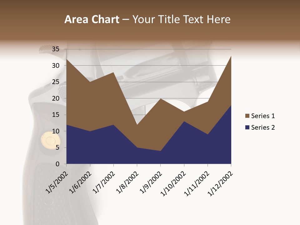 Trigger White Danger PowerPoint Template