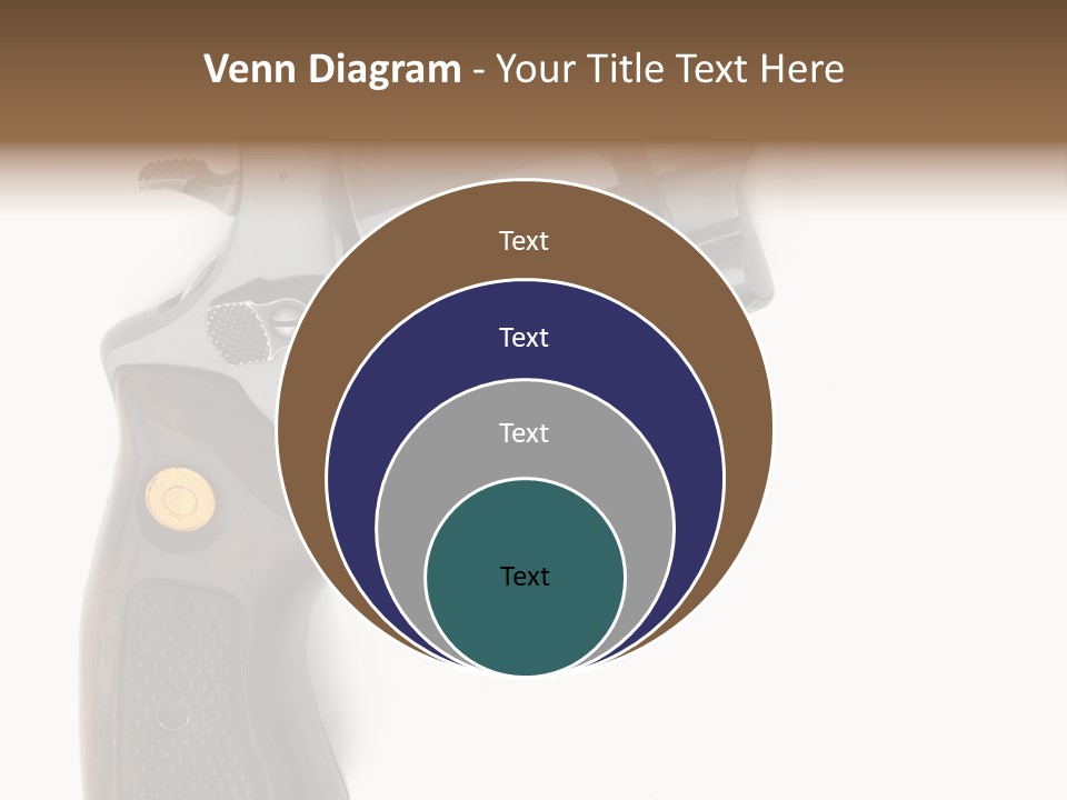 Trigger White Danger PowerPoint Template