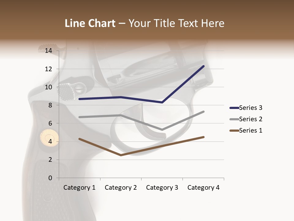Trigger White Danger PowerPoint Template