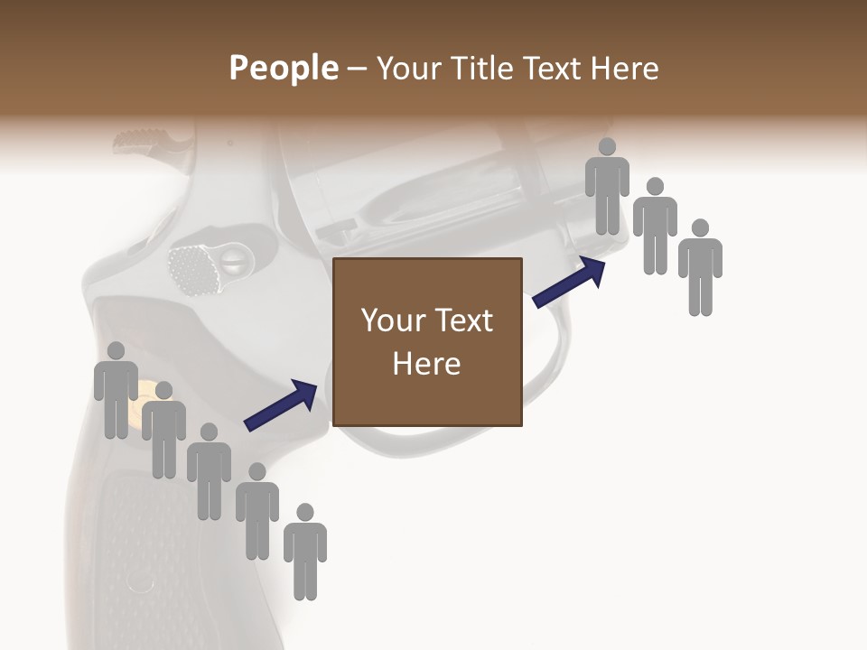 Trigger White Danger PowerPoint Template