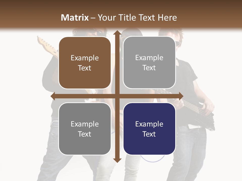 Girl Microphone Musician PowerPoint Template