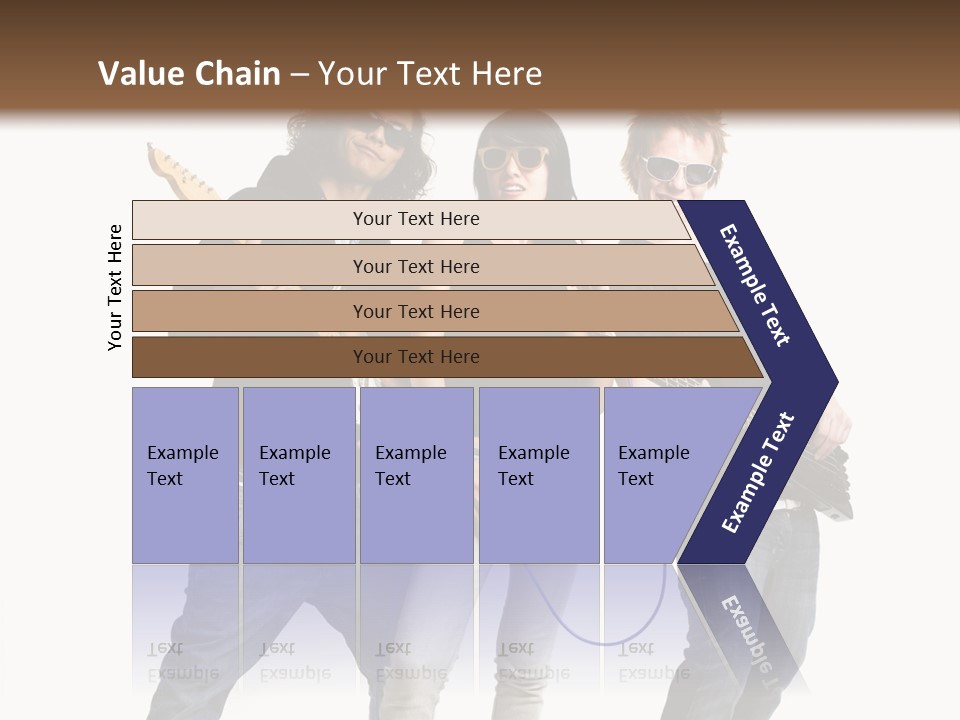 Girl Microphone Musician PowerPoint Template