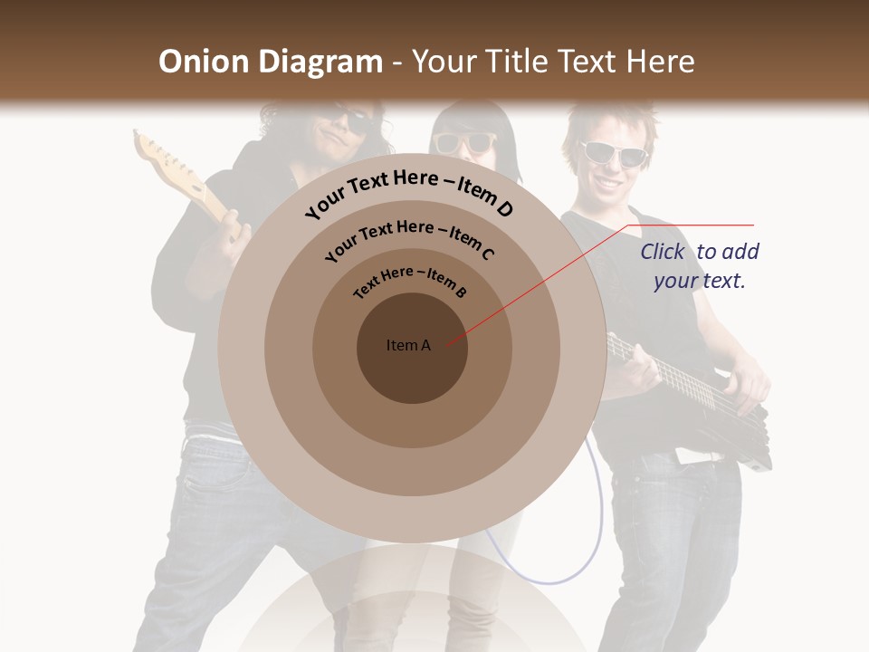 Girl Microphone Musician PowerPoint Template