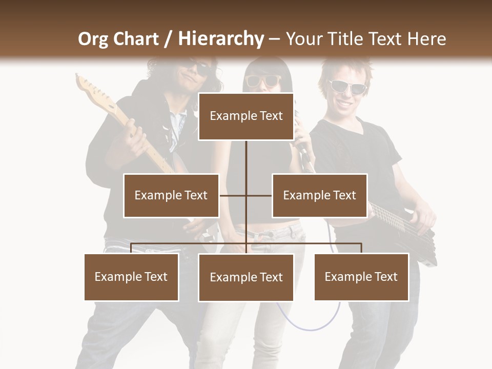 Girl Microphone Musician PowerPoint Template