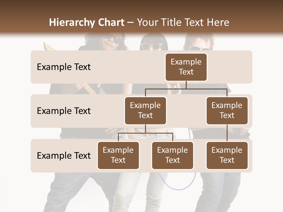 Girl Microphone Musician PowerPoint Template