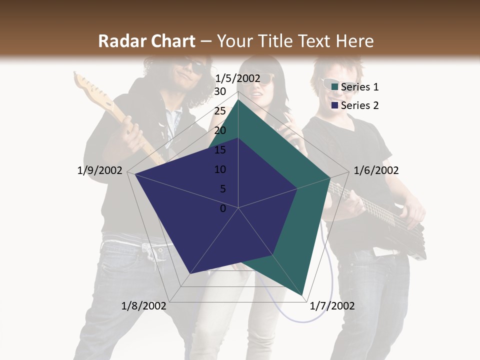 Girl Microphone Musician PowerPoint Template