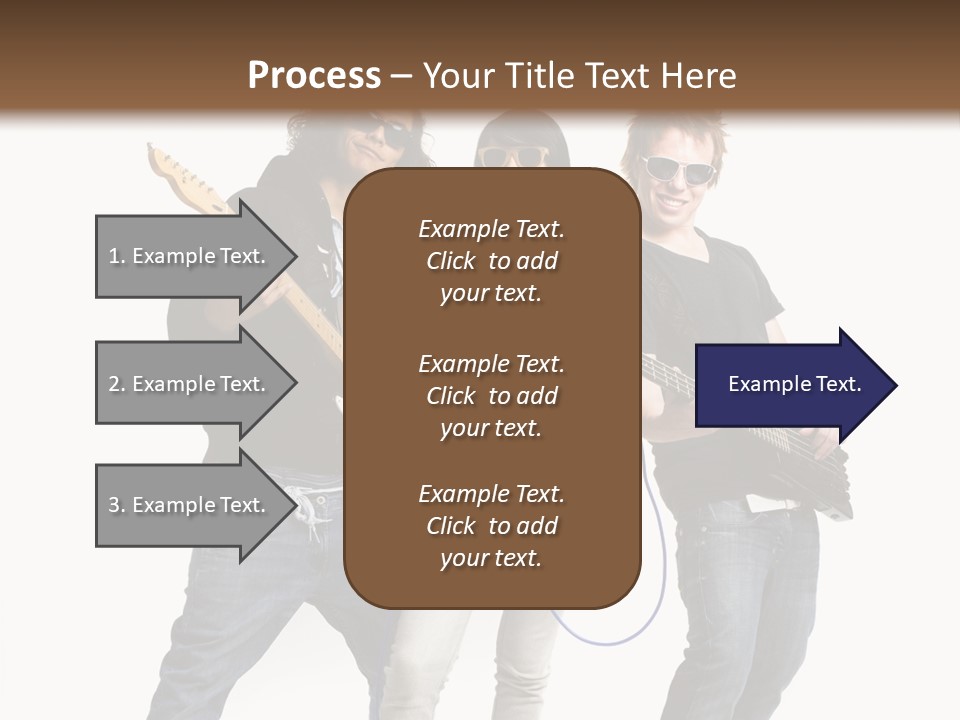 Girl Microphone Musician PowerPoint Template