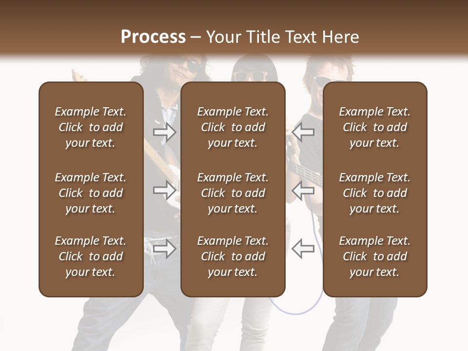 Girl Microphone Musician PowerPoint Template