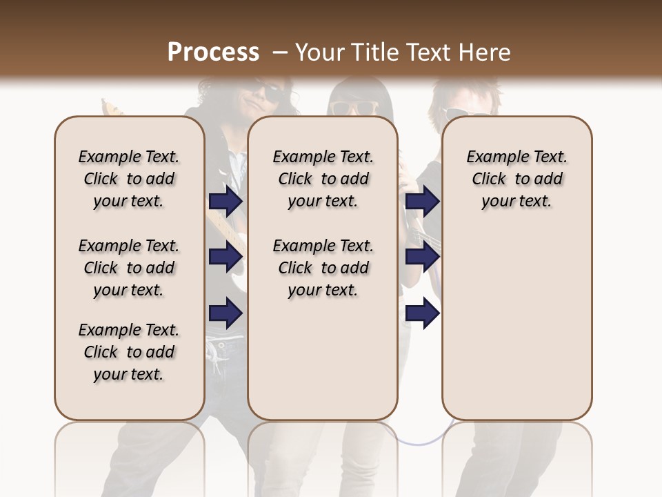 Girl Microphone Musician PowerPoint Template