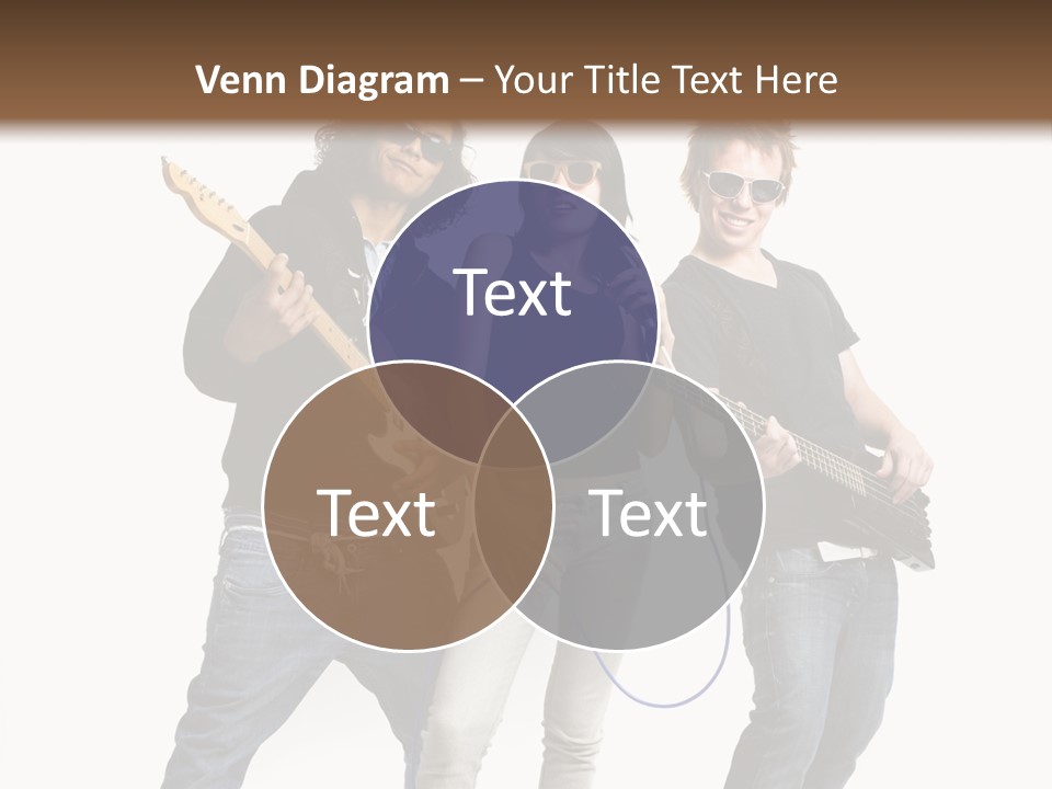 Girl Microphone Musician PowerPoint Template