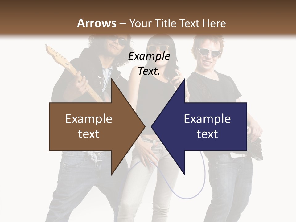 Girl Microphone Musician PowerPoint Template