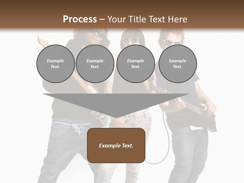 Girl Microphone Musician PowerPoint Template