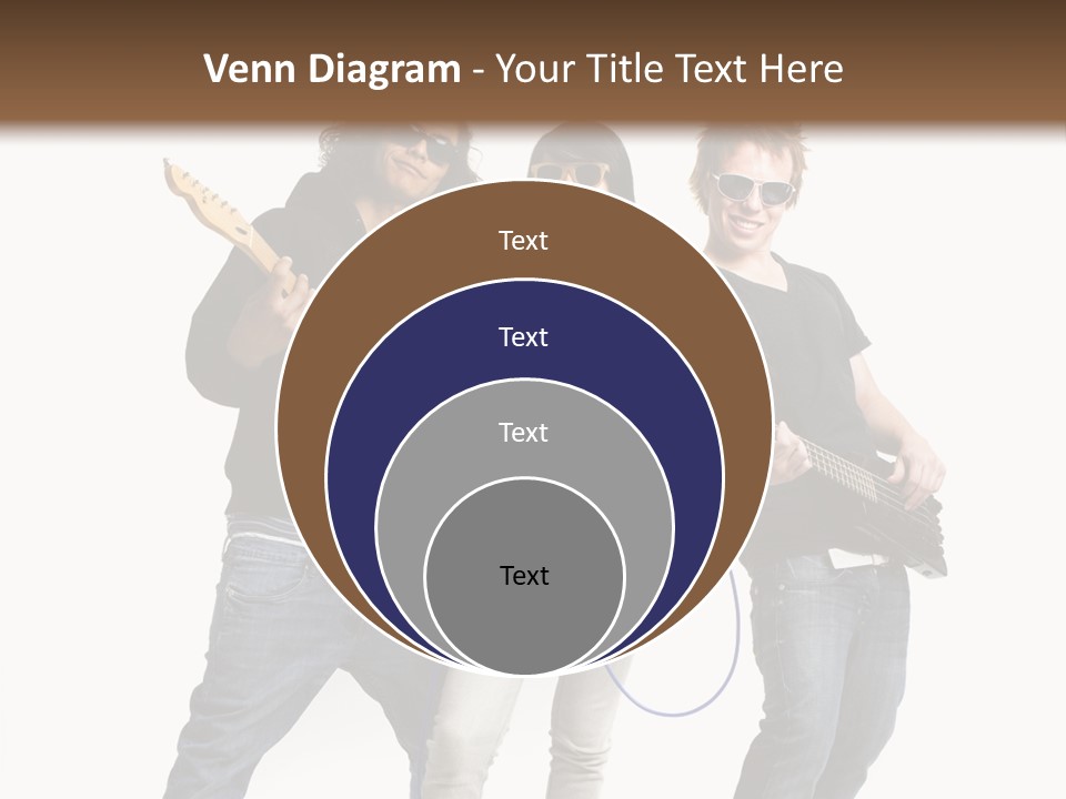 Girl Microphone Musician PowerPoint Template