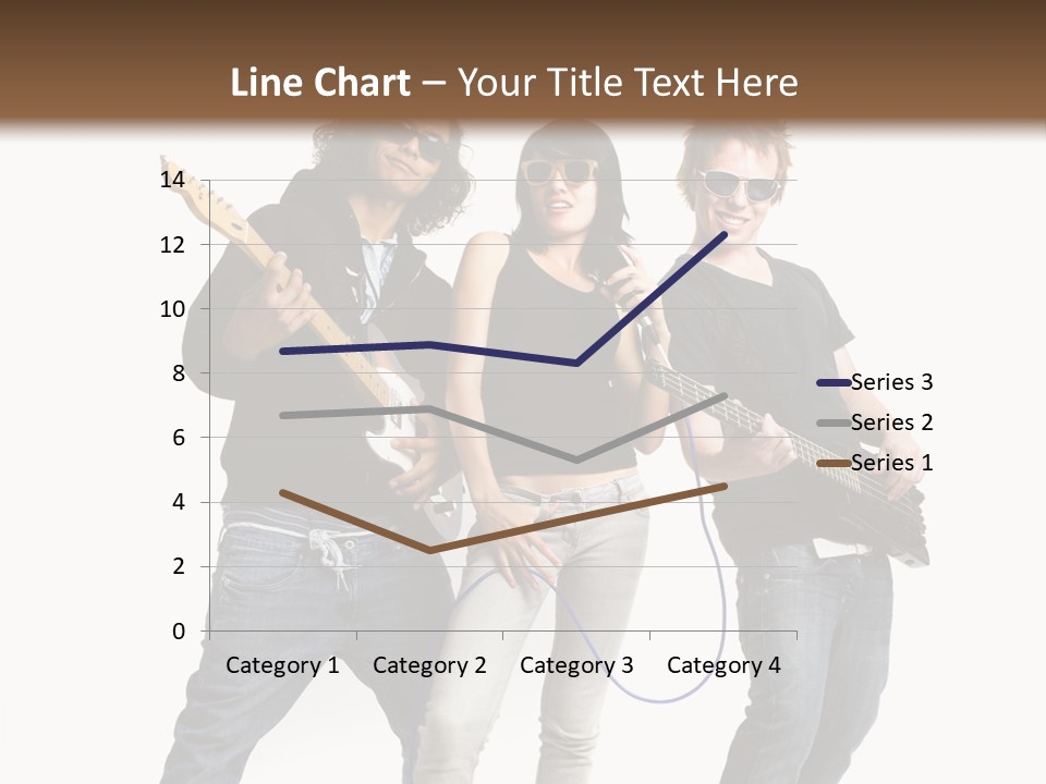 Girl Microphone Musician PowerPoint Template