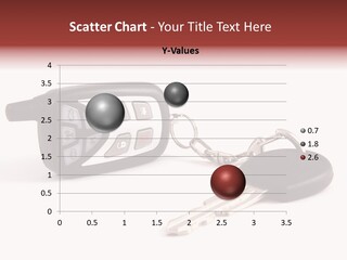 A Car Key Chain With A Remote Control PowerPoint Template