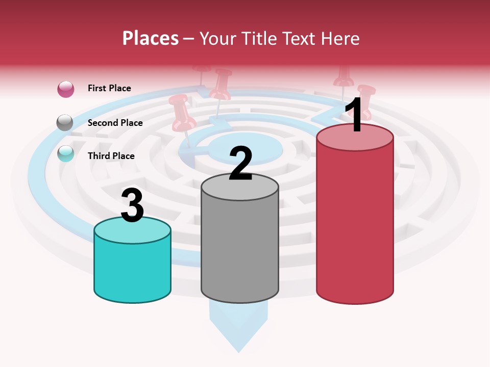 Navigate Isolated Course PowerPoint Template