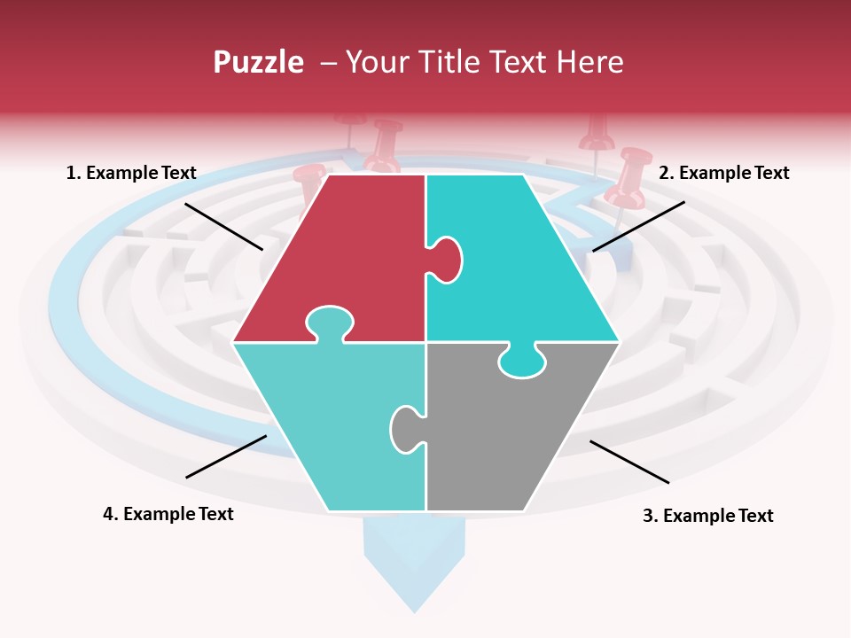 Navigate Isolated Course PowerPoint Template