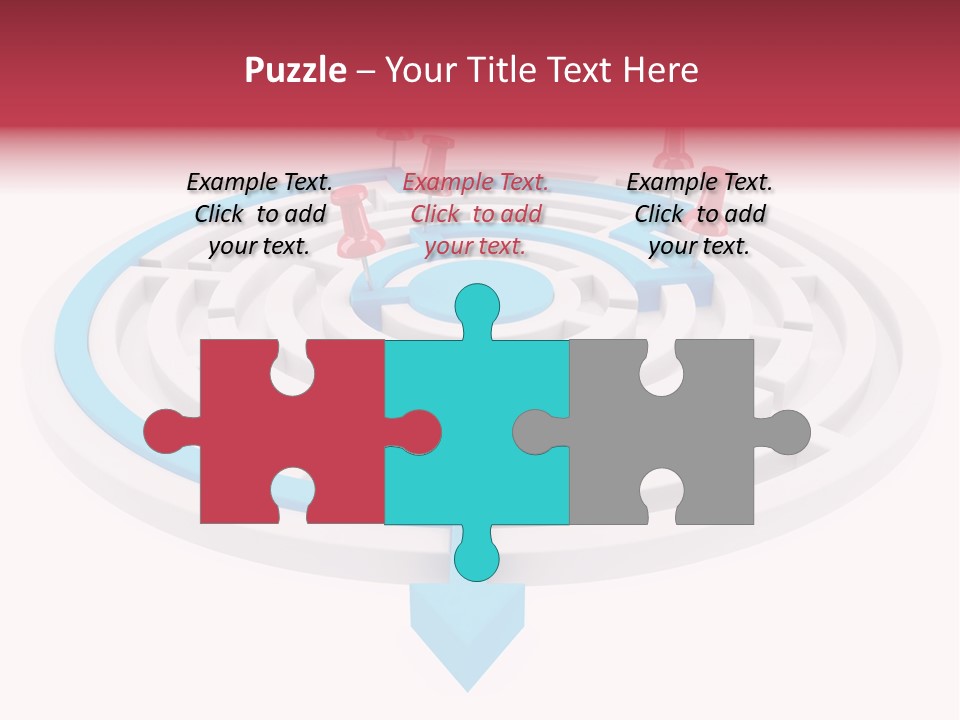 Navigate Isolated Course PowerPoint Template