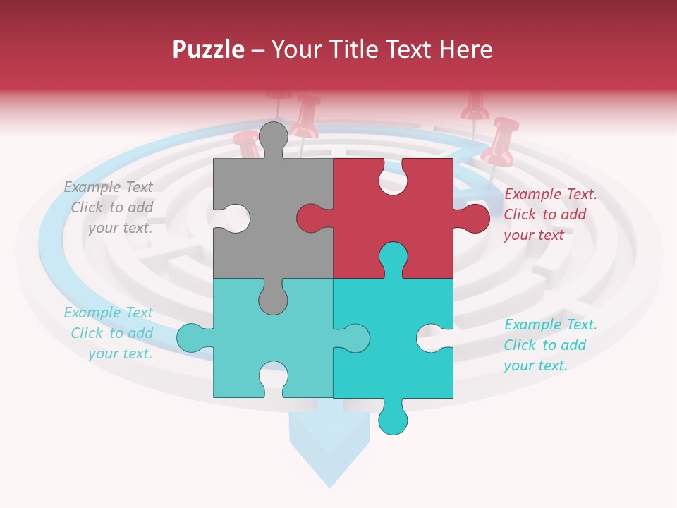Navigate Isolated Course PowerPoint Template