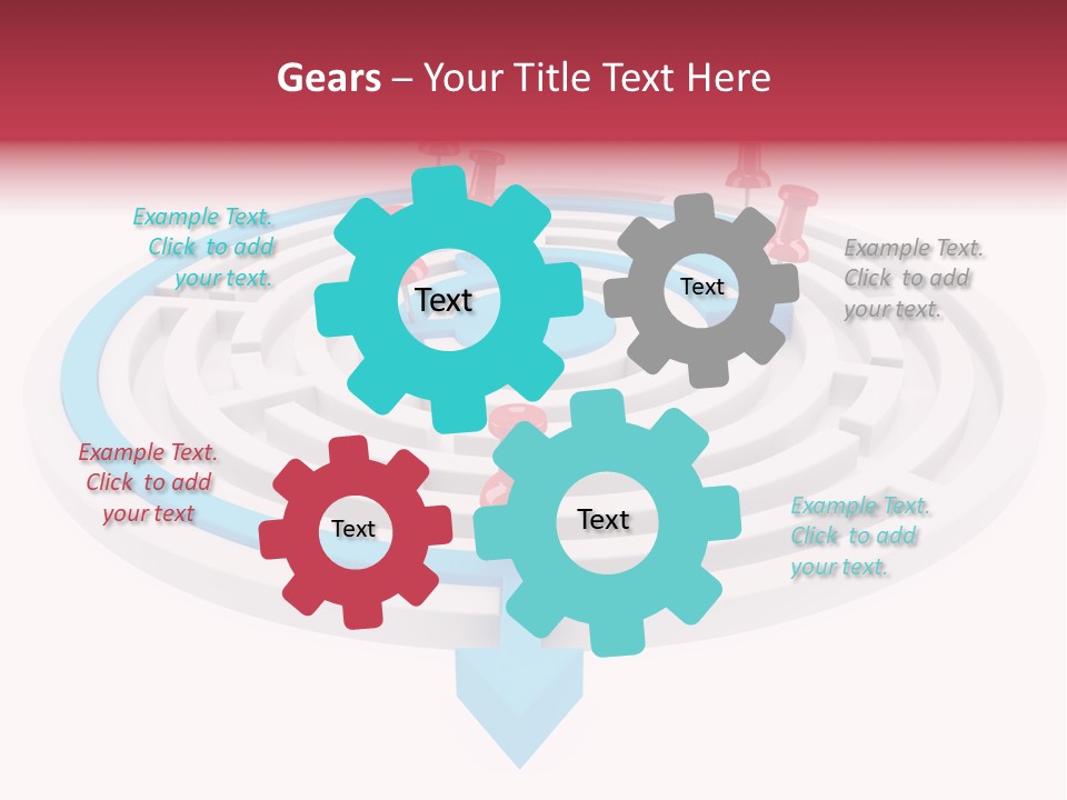 Navigate Isolated Course PowerPoint Template