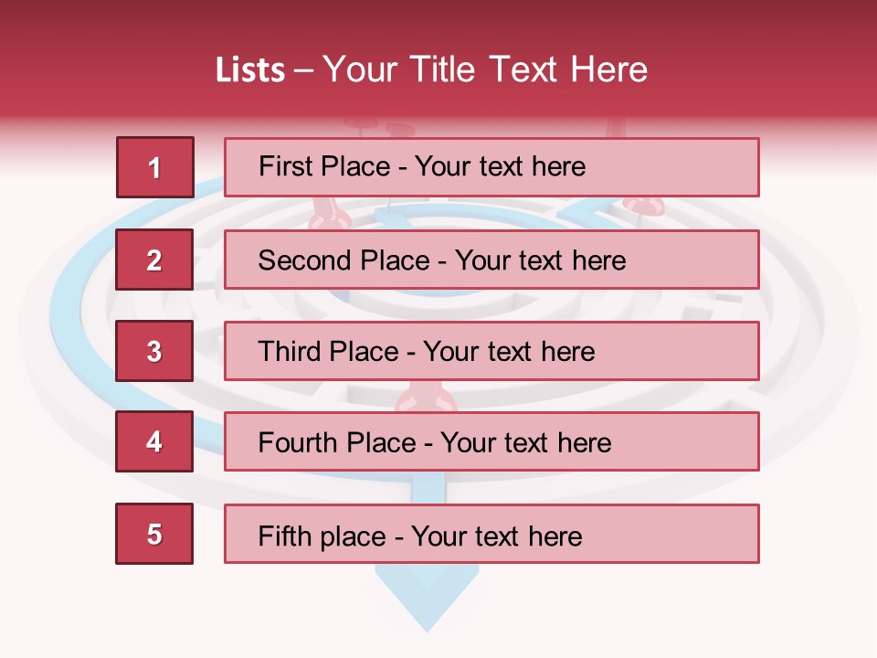 Navigate Isolated Course PowerPoint Template