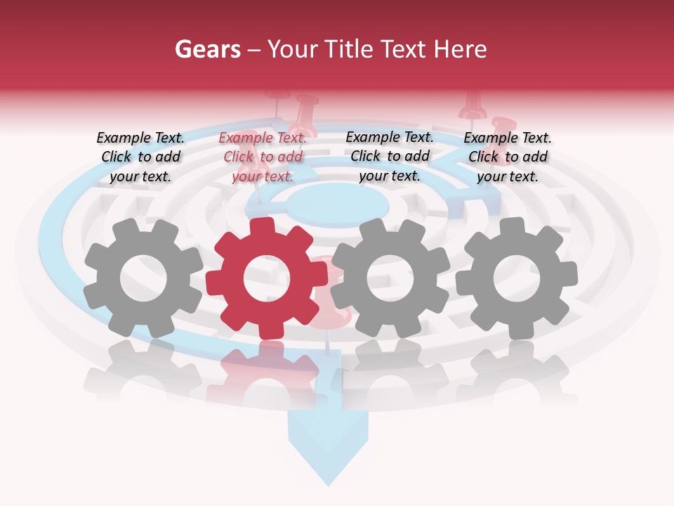 Navigate Isolated Course PowerPoint Template