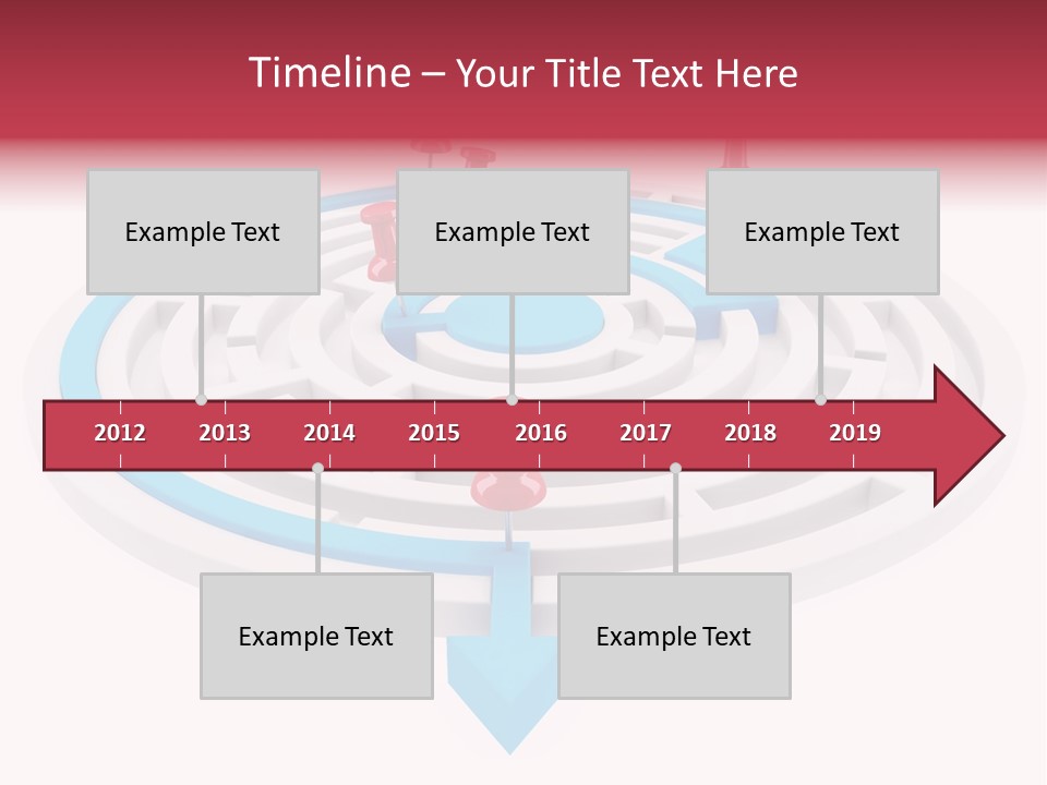 Navigate Isolated Course PowerPoint Template