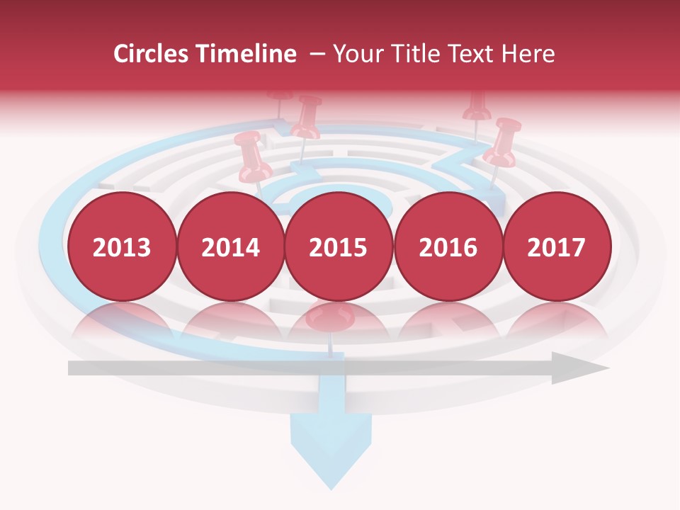 Navigate Isolated Course PowerPoint Template