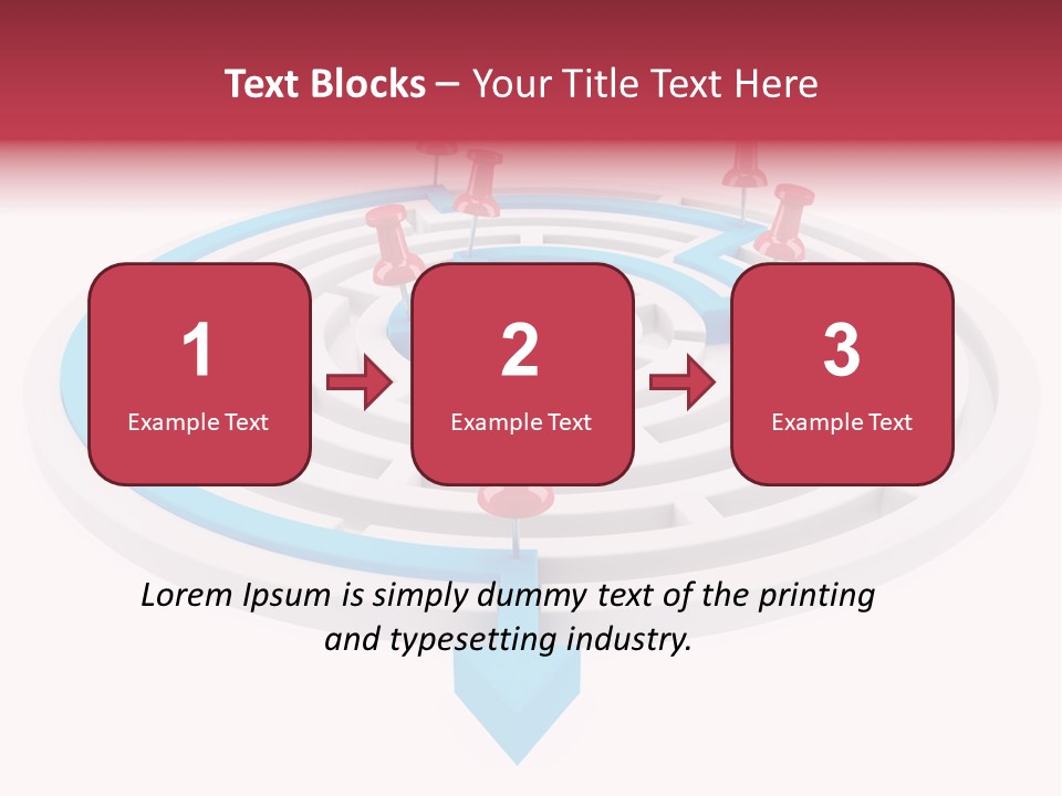 Navigate Isolated Course PowerPoint Template