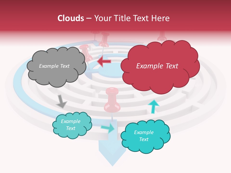 Navigate Isolated Course PowerPoint Template