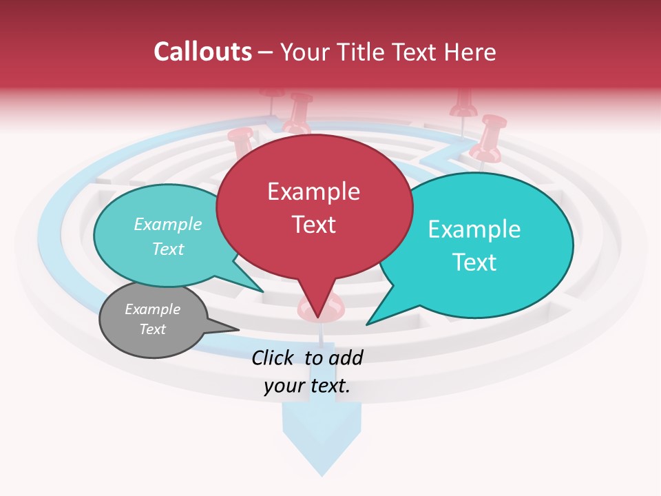 Navigate Isolated Course PowerPoint Template