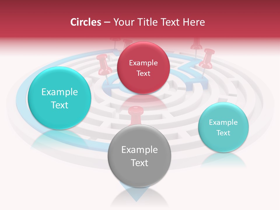 Navigate Isolated Course PowerPoint Template