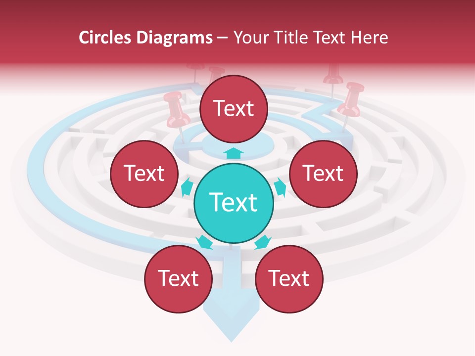 Navigate Isolated Course PowerPoint Template